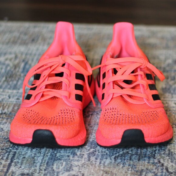 Adidas Ultraboost 20 Running Shoes, Bright Coral - Picture 4 of 7